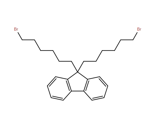 9,9-di(6-bromohexyl)fluorene,9,9-di(6-bromohexyl)fluorene