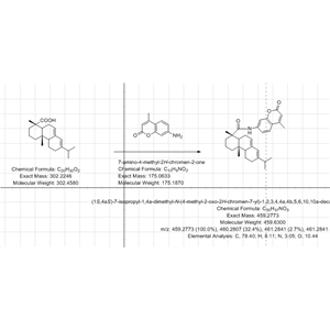 (1S,4aS)-7-isopropyl-1,4a-dimethyl-N-(4-methyl-2-oxo-2H-chromen-7-yl)-1,2,3,4,4a,4b,5,6,10,10a-decahydrophenanthrene-1-carboxamide