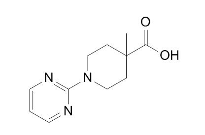 4-methyl-1-(pyrimidin-2-yl)piperidine-4-carboxylic acid,4-methyl-1-(pyrimidin-2-yl)piperidine-4-carboxylic acid