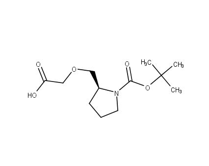 2-{[(2S)-1-[(tert-butoxy)carbonyl]pyrrolidin-2-yl]methoxy}acetic acid