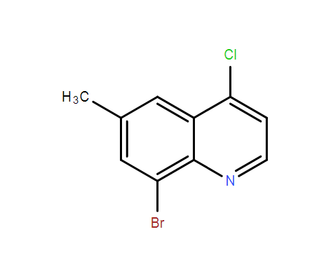 8-Bromo-4-chloro-6-methylquinoline,8-Bromo-4-chloro-6-methylquinoline