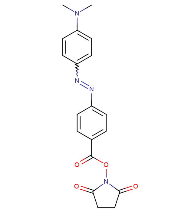 4-[4-(二甲基氨基)苯偶氮]苯甲酸 N-丁二酰亚胺酯,4-((4-(DIMETHYLAMINO)PHENYL)AZO)BENZOIC ACID, SUCCINIMIDYL ESTER