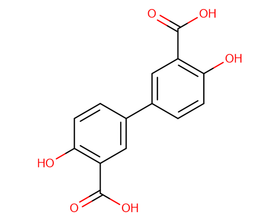 2,5-二羟基连苯二甲酸,4,4'-Dihydroxybiphenyl-3,3'-dicarboxylic acid