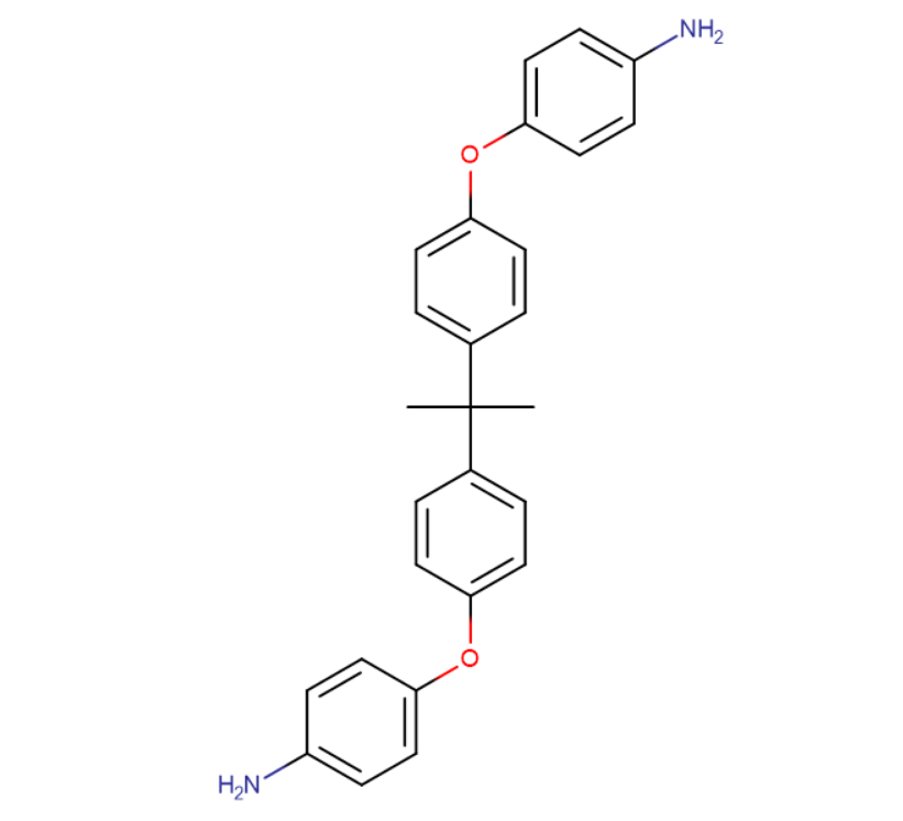 2,2'-双[4-(4-氨基苯氧基苯基)]丙烷,4,4'-(4,4'-Isopropylidenediphenyl-1,1'-diyldioxy)dianiline