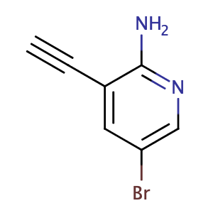 2-氨基-5-溴-3-乙炔基吡啶,5-Bromo-3-ethynylpyridin-2-ylamine