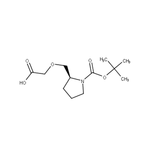 2-{[(2S)-1-[(tert-butoxy)carbonyl]pyrrolidin-2-yl]methoxy}acetic acid