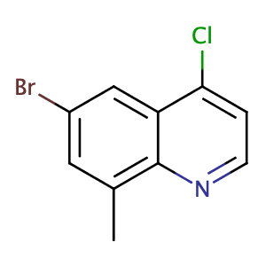 6-溴-4-氯-8-甲基喹啉,6-Bromo-4-chloro-8-methylquinoline