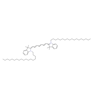 Cy7 DiC18(DiR'DiIC18(7) [1,1'-Dioctadecyl-3,3,3',3'-tetraMethylindotricarbocyanine iodide])