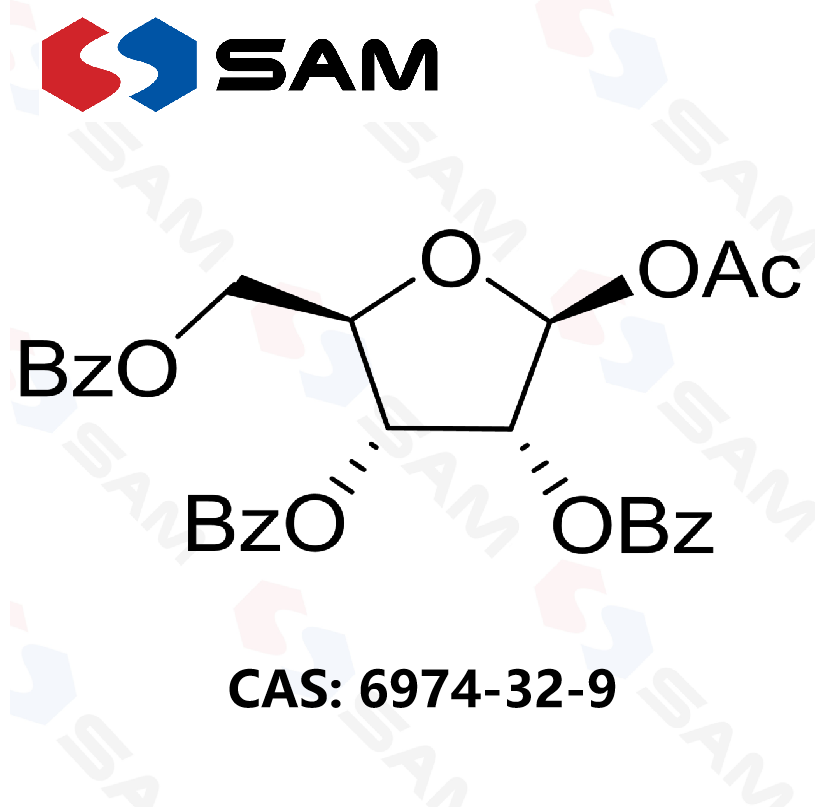 1-乙酰氧基-2,3,5-三苯甲酰氧基-1-β-D-呋喃核糖,1-O-acetyl-2,3,5-Tribenzoyl-β-D-ribofuranose