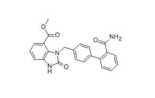 阿齐沙坦杂质O,methyl 3-((2'-carbamoyl-[1,1'-biphenyl]-4-yl)methyl)-2-oxo-2,3-dihydro-1H-benzo[d]imidazole-4-carboxylate