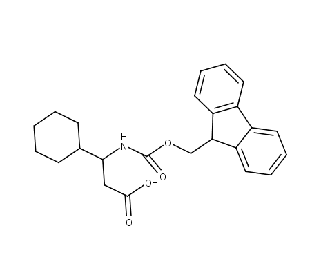 3-cyclohexyl-3-({[(9H-fluoren-9-yl)methoxy]carbonyl}amino)propanoic acid