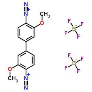 固蓝B氟硼酸盐,3,3'-Dimethoxy-4,4'-biphenylbis(diazonium) ditetrafluoroborate