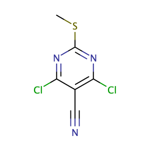 4,6-二氯-5-氰基-2-甲硫基嘧啶,4,6-DICHLORO-2-(METHYLTHIO)PYRIMIDINE-5-CARBONITRILE