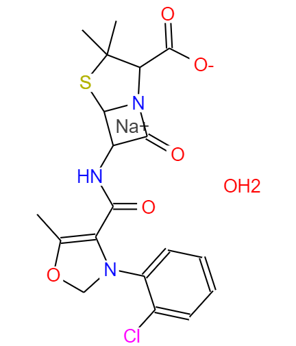 氯唑西林钠一水合物,Sodium cloxacillin monohydrate