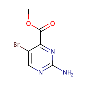 2-氨基-5-溴嘧啶-4-羧酸甲酯,Methyl 2-amino-5-bromopyrimidine-4-carboxylate