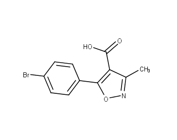 5-(4-Br-Ph)-3-Me-isoxazole-4-carboxylic acid