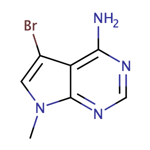 5-溴-7-甲基-4-氨基吡咯[2,3-d]嘧啶,5-Bromo-7-methyl-7H-pyrrolo[2,3-d]pyrimidin-4-amine