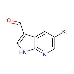 5-溴-1H-吡咯并[2,3-B]吡啶-3-甲醛,1H-Pyrrolo[2,3-b]pyridine-3-carboxaldehyde, 5-bromo-