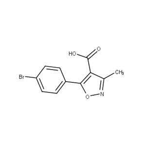 5-(4-Br-Ph)-3-Me-isoxazole-4-carboxylic acid