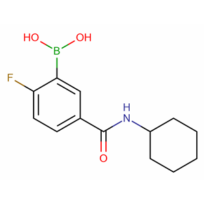 5-(环己基氨甲酰基)-2-氟苯基硼酸