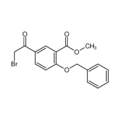 2-(苄氧基)-5-(2-溴乙酰基)苯甲酸甲酯,5-BROMOACETYL-2-BENSYLOXYBENZOIC ACID METHYL ESTER