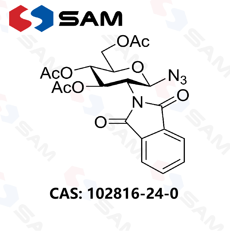 2-脱氧-2-(1,3-二氢-1,3-二氧代-2H-异吲哚-2-基)-BETA-D-吡喃葡萄糖基叠氮化物 3,4,6-三乙酸酯,2-Deoxy-2-(1,3-dihydro-1,3-dioxo-2H-isoindol-2-yl)-β-D-glucopyranosyl azide 3,4,6-Triacetate