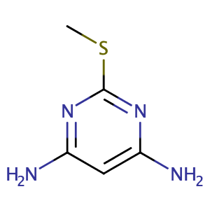 2-甲硫基-4,6-二氨基嘧啶,4,6-DIAMINO-2-METHYLMERCAPTOPYRIMIDINE