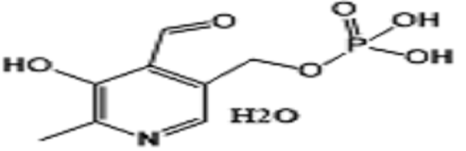 5'-磷酸吡哆醛一水合物,Pyridoxal 5‘-phosphate monohydrate