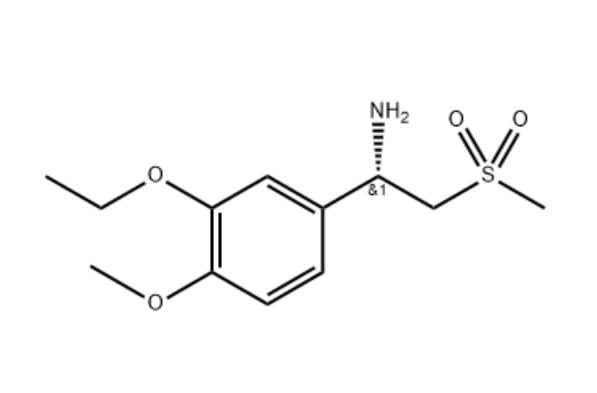 APREMILAST中间体,(S)-1-(3-Ethoxy-4-Methoxyphenyl)-2-(Methylsulfonyl)ethanaMine