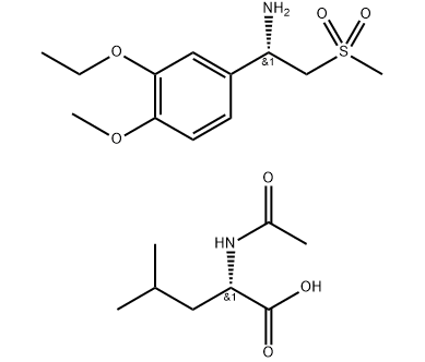 (S)-1-(3-乙氧基-4-甲氧基苯基)-2-(甲基磺?；?乙胺 N-乙酰基-L-亮氨酸鹽,(S)-1-(3-Ethoxy-4-Methoxyphenyl)-2-(Methylsulfonyl)ethylaMine N-acetyl-L-leucine salt