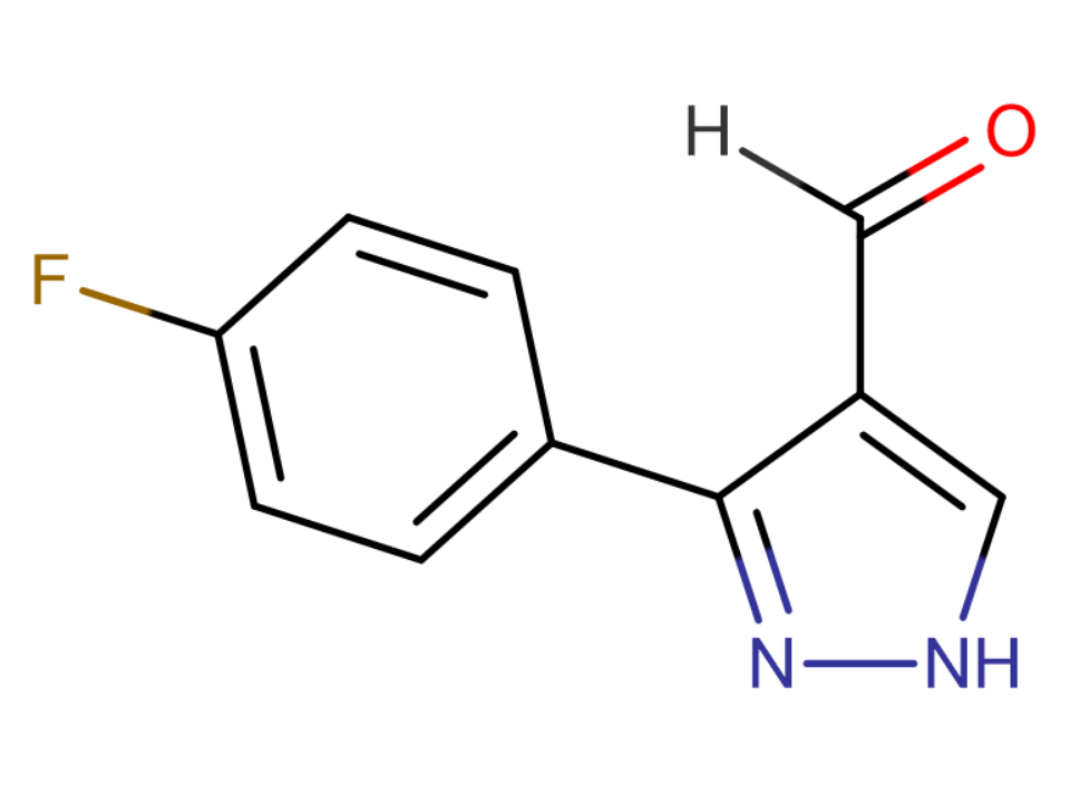 3-(4-氟丙基)-1H-吡唑-4-甲醛,3-(4-FLUOROPHENYL)-1H-PYRAZOLE-4-CARBALDEHYDE