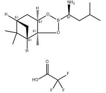 (aR,3aS,4S,6S,7aR)-六氢-3a,8,8-三甲基-alpha-(2-甲基丙基)-4,6-甲桥-1,3,2-苯并二氧硼烷-2-甲胺 2,2,2-三氟乙酸盐,(aR,3aS,4S,6S,7aR)-Hexahydro-3a,8,8-trimethyl-alpha-(2-methylpropyl)-4,6-methano-1,3,2-benzodioxaborole-2-methanamine 2,2,2-trifluoroacetate