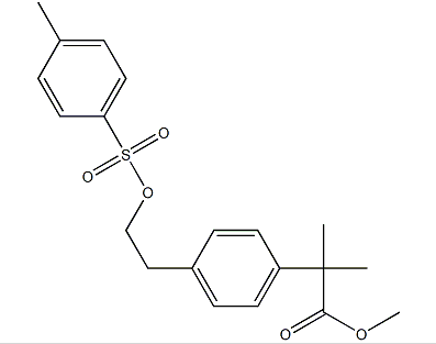 甲基-2-甲基-2-(4-2-对甲苯磺酰氧基乙基苯基异丙酯,2-methyl-2-(4-(2-(tosyloxy)ethyl)phenyl)propanoate