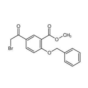 2-(苄氧基)-5-(2-溴乙酰基)苯甲酸甲酯,5-BROMOACETYL-2-BENSYLOXYBENZOIC ACID METHYL ESTER