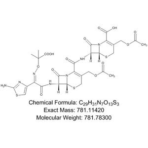 乙酰氧头孢他啶二聚体,Acetoxy Ceftazidime Dimer