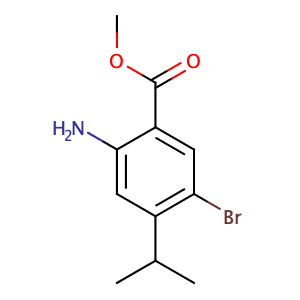 甲基2-氨基-5-溴-4-苯甲酸异丙酯,Methyl 2-amino-5-bromo-4-isopropylbenzoate