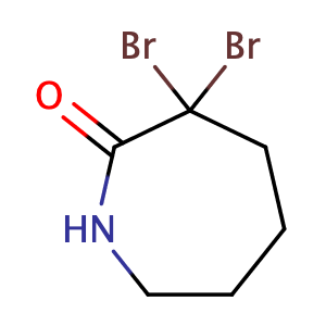 3,3-二溴氮杂环庚烷-2-酮,3,3-Dibromo-azepan-2-one