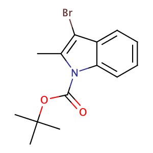 3-溴-2-甲基-1H-吲哚-1-羧酸叔丁酯,tert-Butyl 3-bromo-2-methyl-1H-indole-1-carboxylate