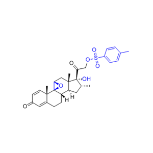 糠酸莫米松杂质30,2-((4aS,4bS,5aS,6aS,7R,8R,9aS,9bS)-7-hydroxy-4a,6a,8-trimethyl-2-oxo-2,4a,5a,6,6a,7,8,9,9a,9b,10,11-dodecahydrocyclopenta[1,2]phenanthro[4,4a-b]oxiren-7-yl)-2-oxoethyl 4-methylbenzenesulfonate