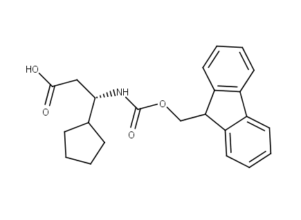 (3S)-3-cyclopentyl-3-({[(9H-fluoren-9-yl)methoxy]carbonyl}amino)propanoic acid