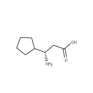 (3S)-3-amino-3-cyclopentylpropanoic acid