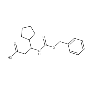 3-{[(benzyloxy)carbonyl]amino}-3-cyclopentylpropanoic acid