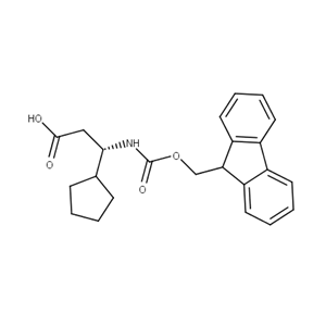 (3S)-3-cyclopentyl-3-({[(9H-fluoren-9-yl)methoxy]carbonyl}amino)propanoic acid