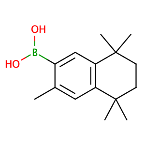 3,5,5,8,8-五甲基-5,6,7,8-四氢萘-2-硼酸,(3,5,5,8,8-Pentamethyl-5,6,7,8-tetrahydronaphthalen-2-yl)boronic acid