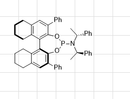 (11bS)-2,6-diphenyl-N,N-bis((R)-1-phenylethyl)-8,9,10,11,12,13,14,15-octahydrodinaphtho[2,1-d:1',2'-,(11bS)-2,6-diphenyl-N,N-bis((R)-1-phenylethyl)-8,9,10,11,12,13,14,15-octahydrodinaphtho[2,1-d:1',2'-f][1,3,2]dioxaphosphepin-4-amine