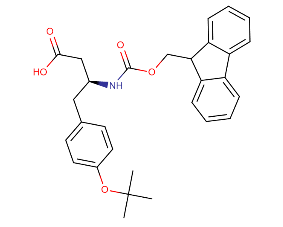 (S)-3-((((9H-芴-9-基)甲氧基)羰基)氨基)-4-(4-(叔丁氧基)苯基)丁酸,Fmoc-β-HomoTyr(tBu)-OH