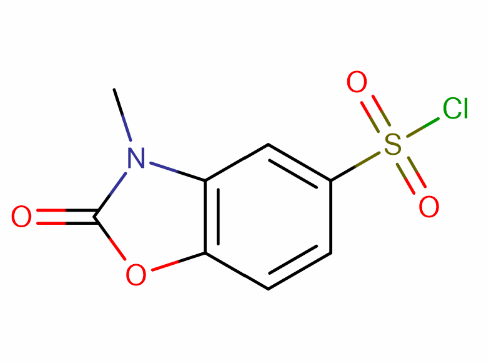 3-甲基-2-氧代-2,3-二氢苯并[d]恶唑-5-磺酰氯,3-Methyl-2-oxo-2,3-dihydrobenzo[d]oxazole-5-sulfonyl chloride