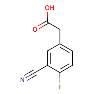 3-氰基-4-氟苯乙酸