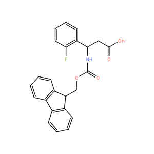 3-((((9H-芴-9-基)甲氧基)羰基)氨基)-3-氨基-3-(2-氟苯基)丙酸,FMoc-3-Amino-3-(2-fluorophenyl)-propionic acid