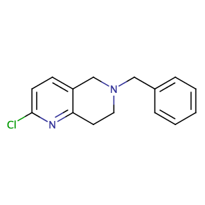 6-苄基-2-氯-5,6,7,8-四氢-[1,6]萘啶,6-Benzyl-2-chloro-5,6,7,8-tetrahydro-1,6-naphthyridine